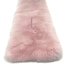 Louis Vuitton M70272 LV logo Tippet fur Scarf pink