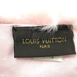 Louis Vuitton M70272 LV logo Tippet fur Scarf pink