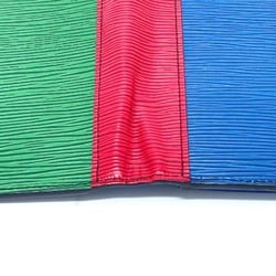 Louis Vuitton M68718 Epi Bifold Long Wallet Blue x Red x Green