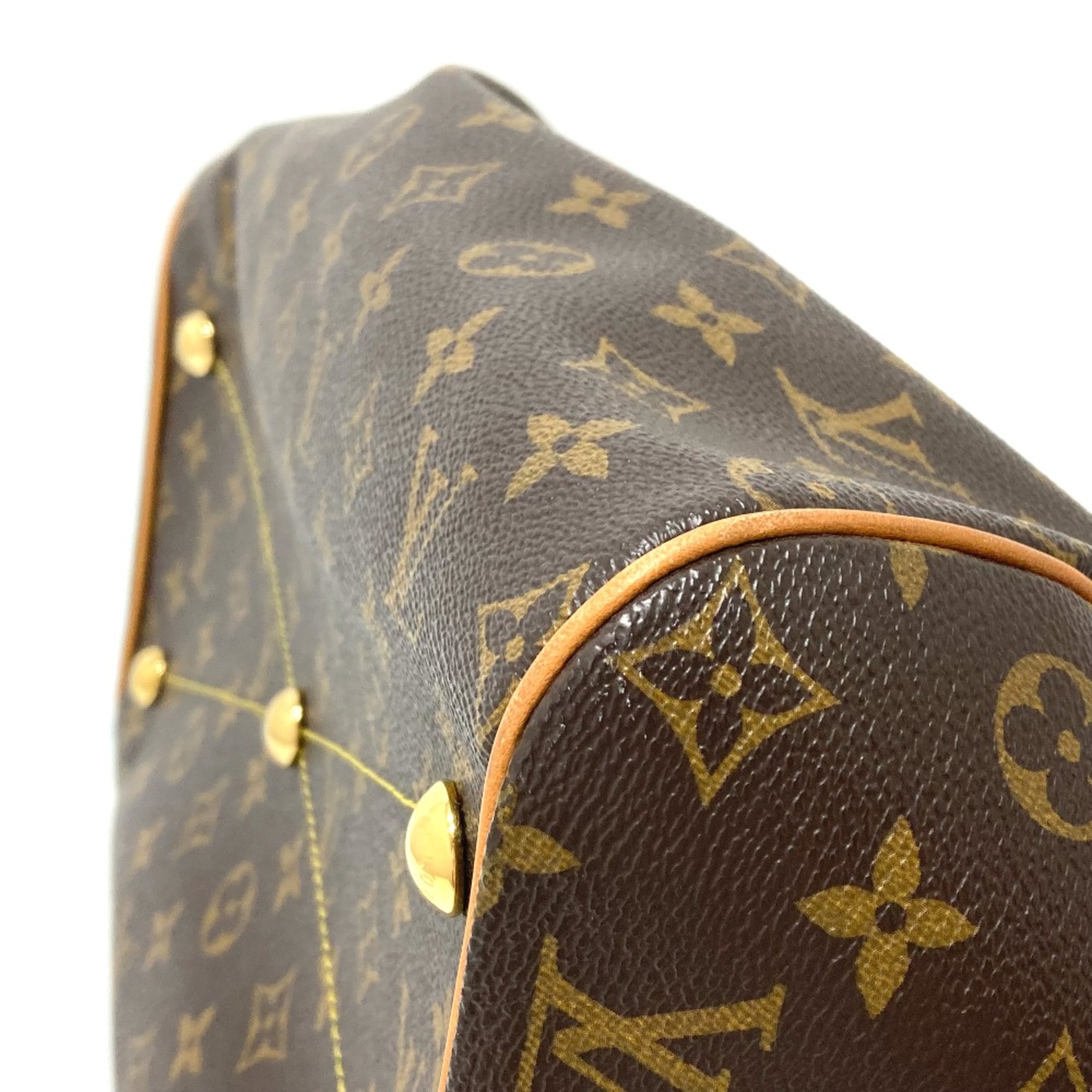 Louis Vuitton M40144 Monogram Semi-Shoulder Hand Bag Brown