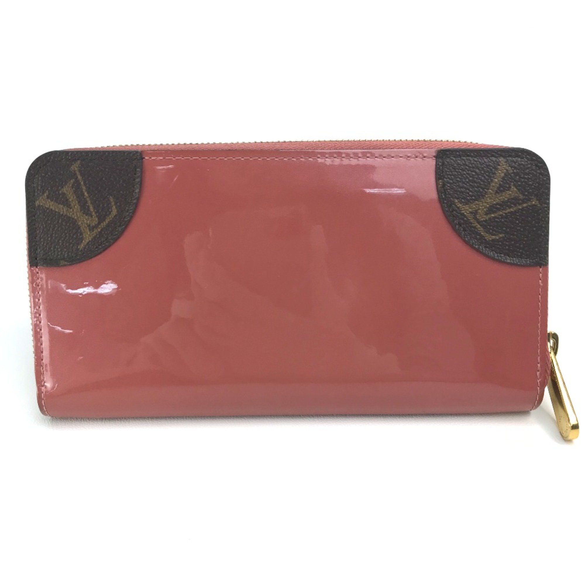 Louis Vuitton M62318 Monogram Long Wallet Vigourous Pink BeigeBased