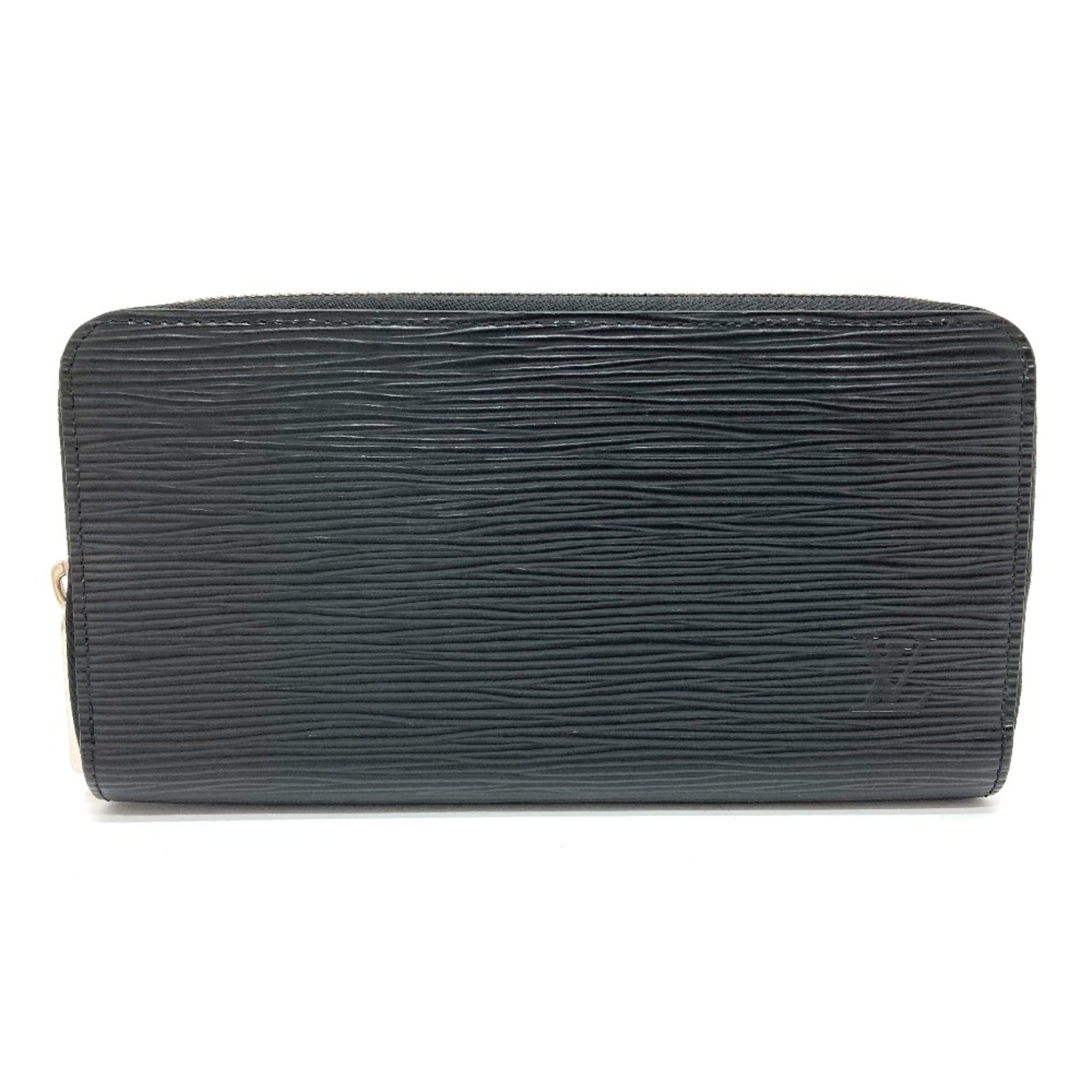 Louis Vuitton M64838 Epi Zip Around Long Wallet Noir