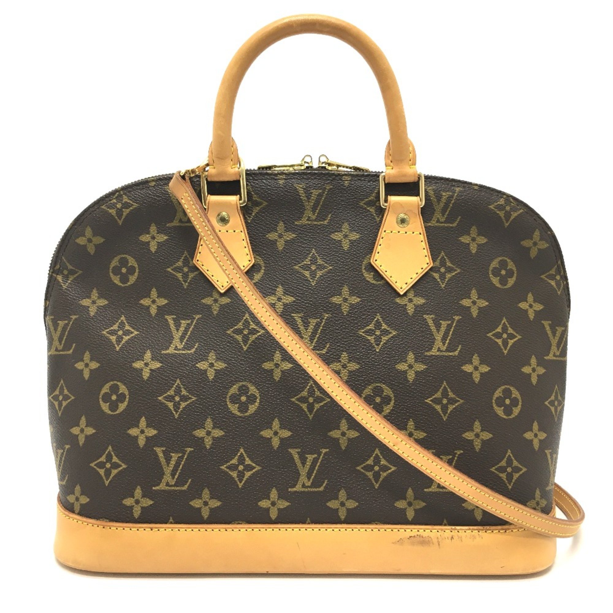 Louis Vuitton M51130 Monogram 2WAY Shoulder Bag Hand Bag Brown