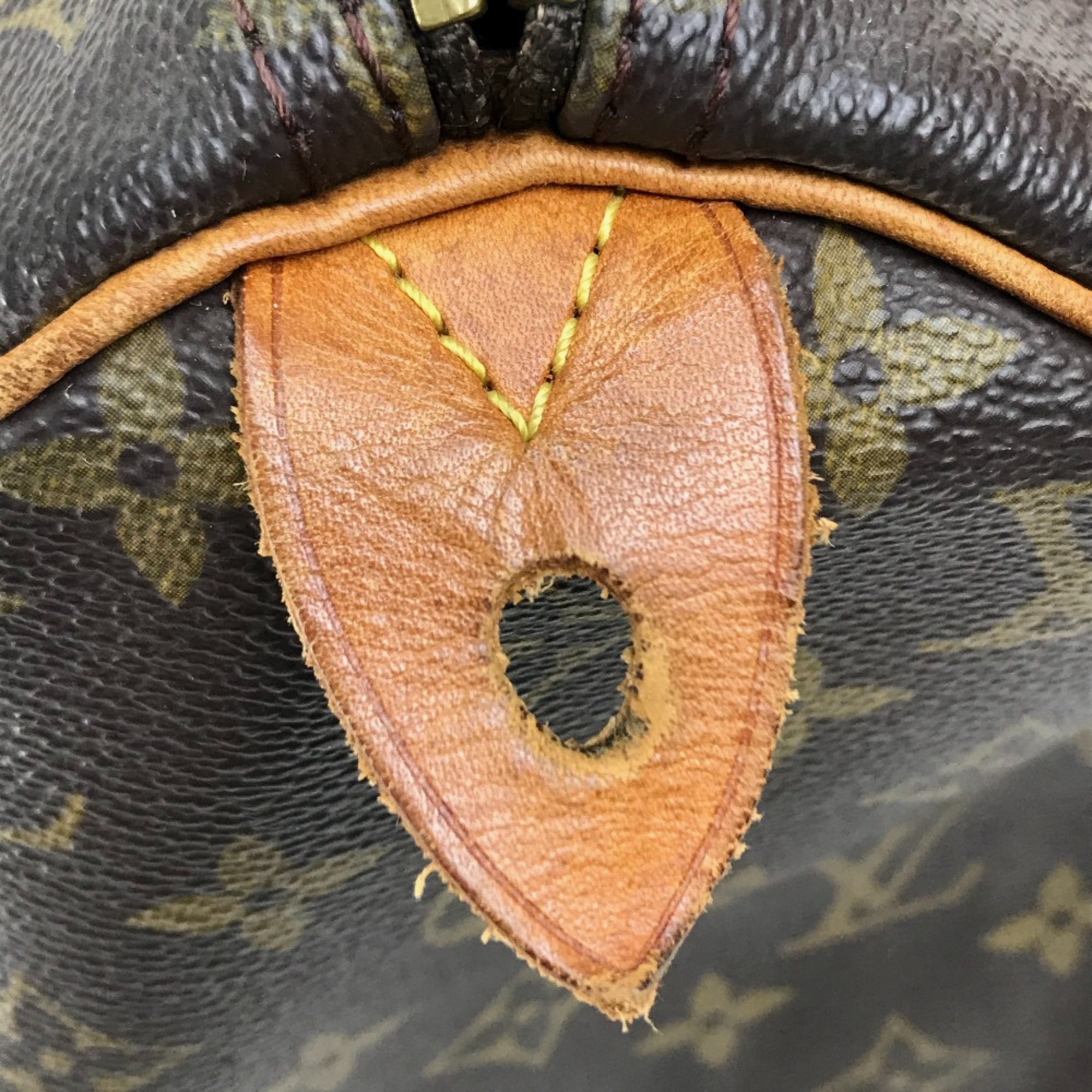 Louis Vuitton M41526 Monogram Hand Bag Duffle Bag Brown