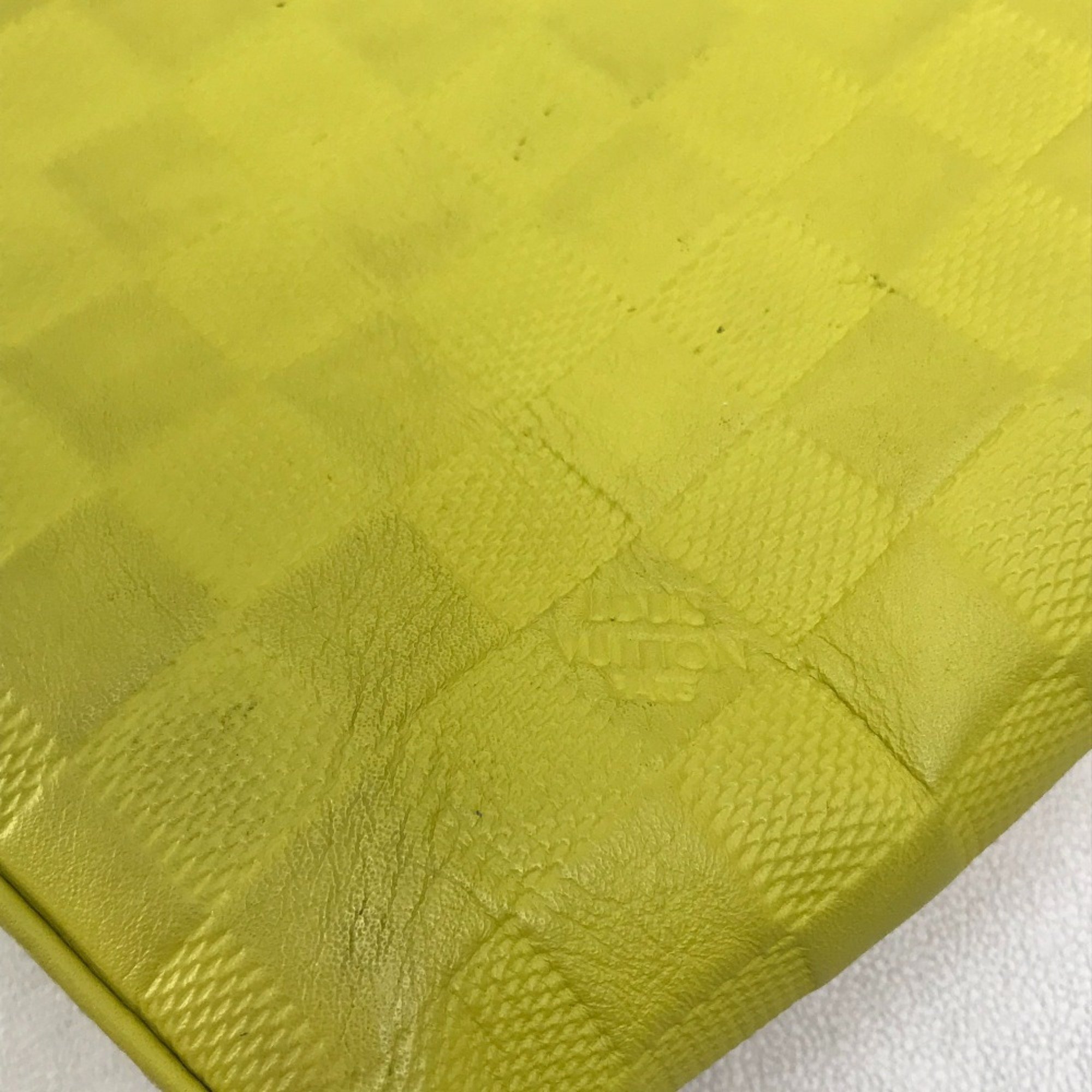 Louis Vuitton N41391 Damier Infini 2WAY Shoulder Bag Business bag Vere Seed yellow SilverHardware