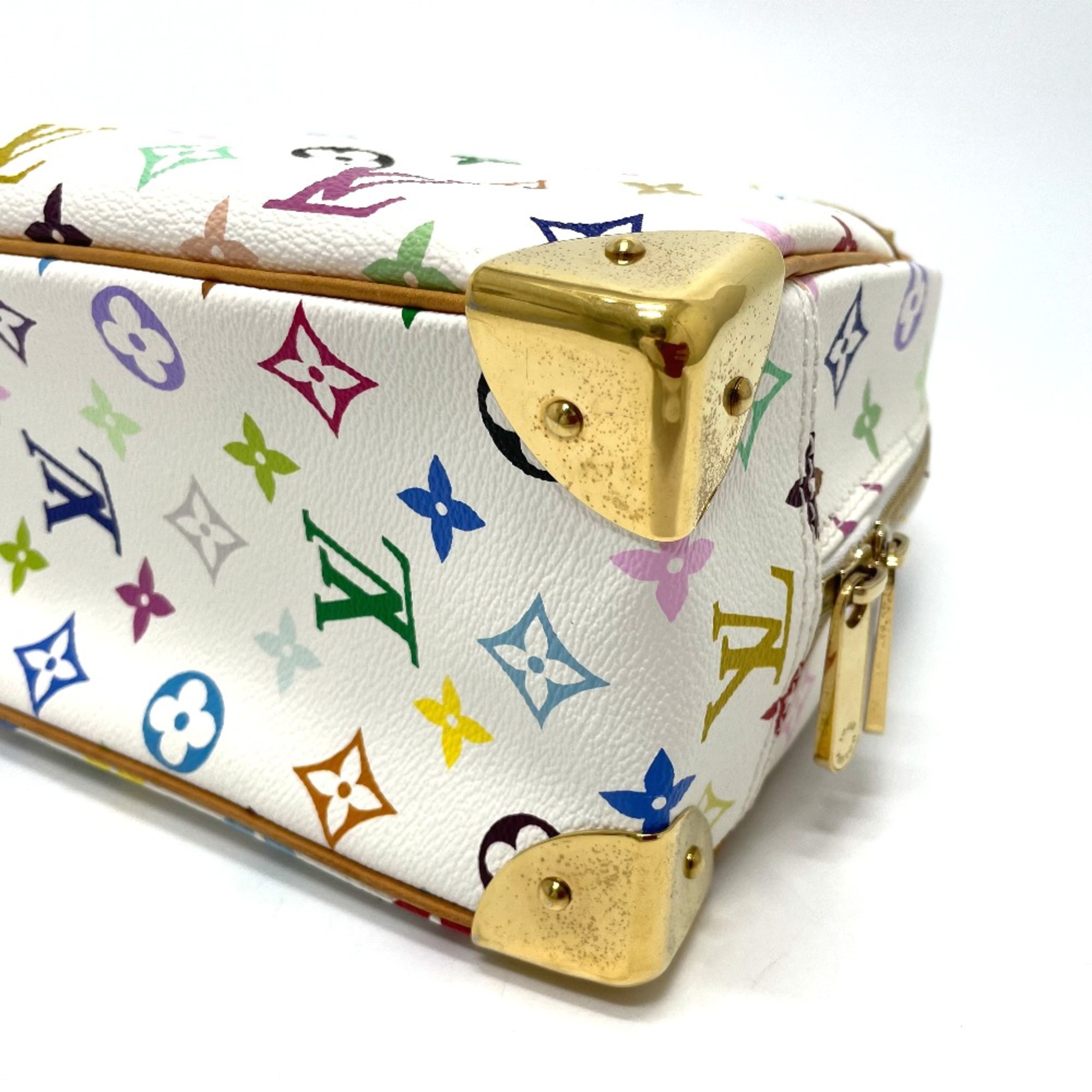 Louis Vuitton M92663 MonogramMulticolore Bag Mini Duffle Bag Hand Bag Blanc Multicolore