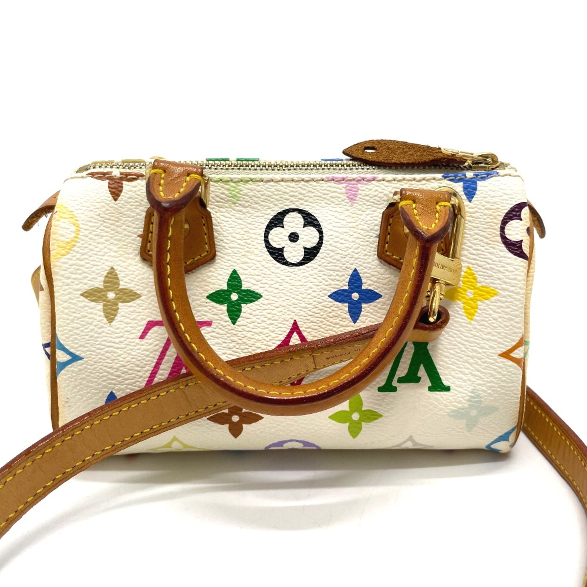 Louis Vuitton M92645 Monogram multi Bag 2WAY bag Hand Bag Blanc Multicolore