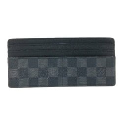 Louis Vuitton Damier Graphite Fashion Accessories Card Case Black