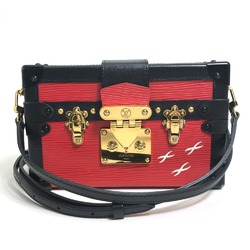 Louis Vuitton M54651 Epi Bag Pochette Shoulder Bag Cocrico x Noir Red/Black