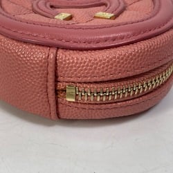 Chanel Wallet Coin Compartment Round CC Mark coin purse pink