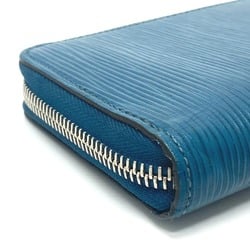 Louis Vuitton M60966 Epi Zip Around Long Wallet Blue Celeste