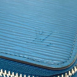 Louis Vuitton M60966 Epi Zip Around Long Wallet Blue Celeste