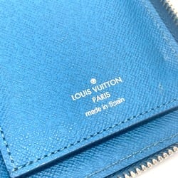 Louis Vuitton M60966 Epi Zip Around Long Wallet Blue Celeste