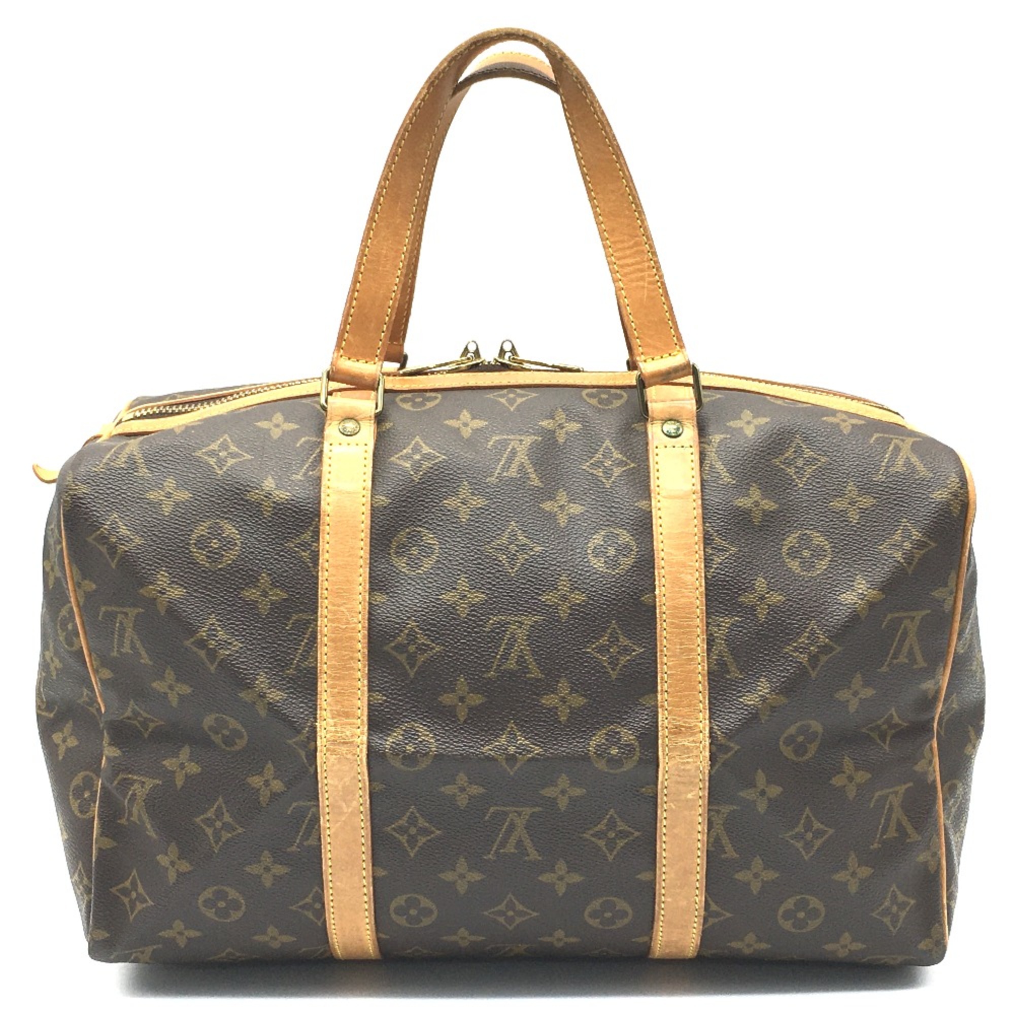 Louis Vuitton M41626 Monogram Hand Bag Duffle Bag Brown