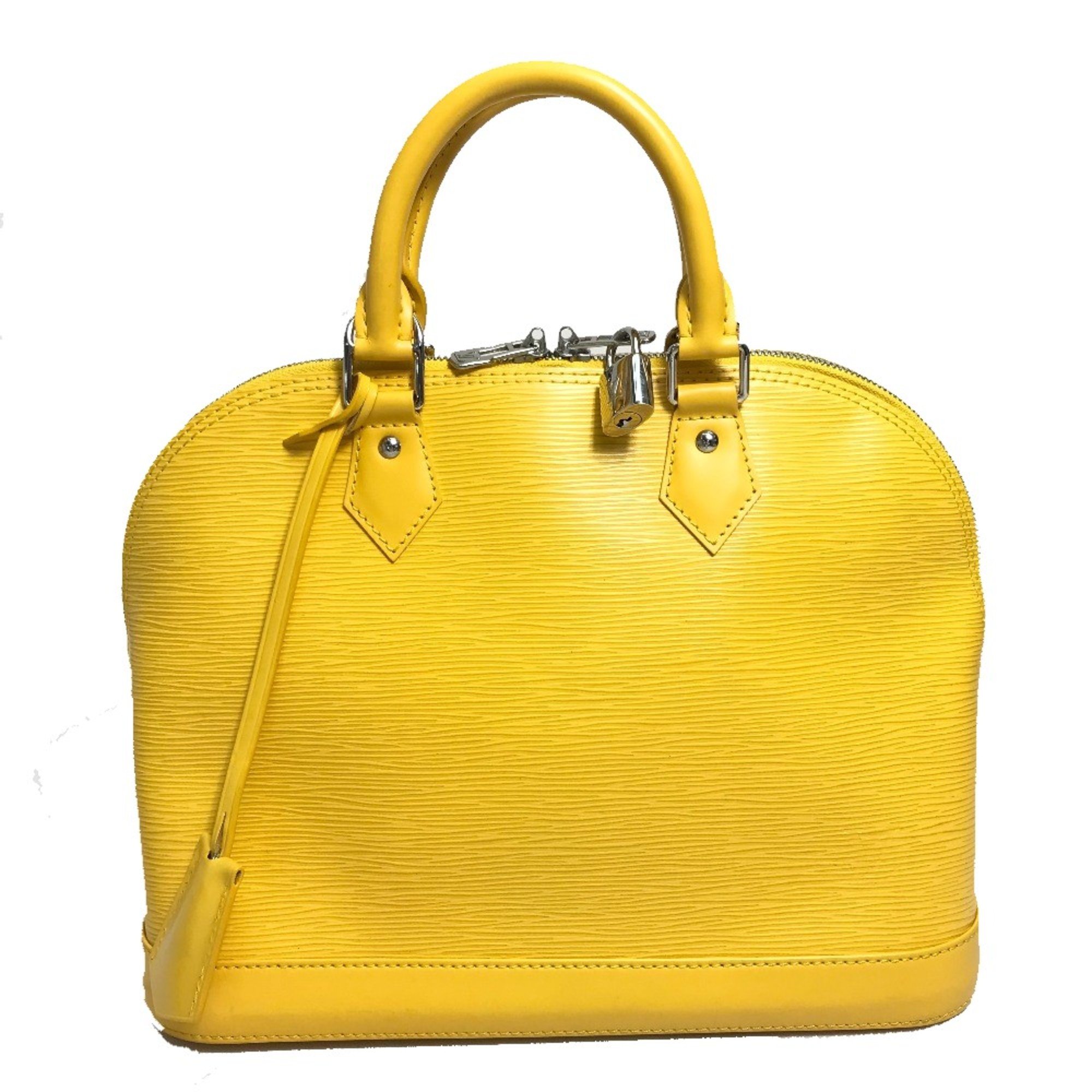 Louis Vuitton M40951 Epi Bag Tote Bag Hand Bag Mimosa yellow