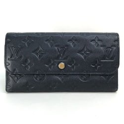 Louis Vuitton M60258 MonogramEmpreinte Long Wallet Infini Navy GoldHardware