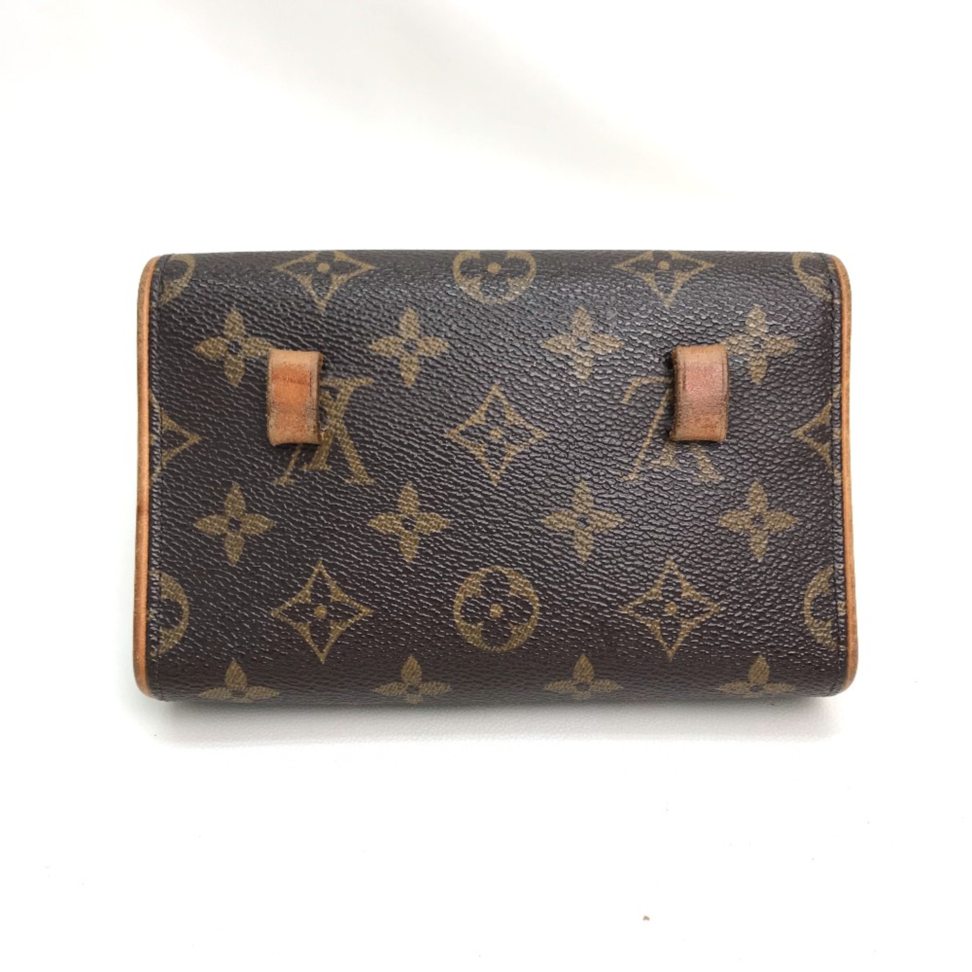 Louis Vuitton M51855 Monogram Pouch Pochette Waist Pouch Brown