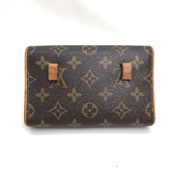 Louis Vuitton M51855 Monogram Pouch Pochette Waist Pouch Brown