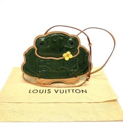 Louis Vuitton M92269 MonogramVernis Bag Frog Pochette Gravo Shoulder Bag Green