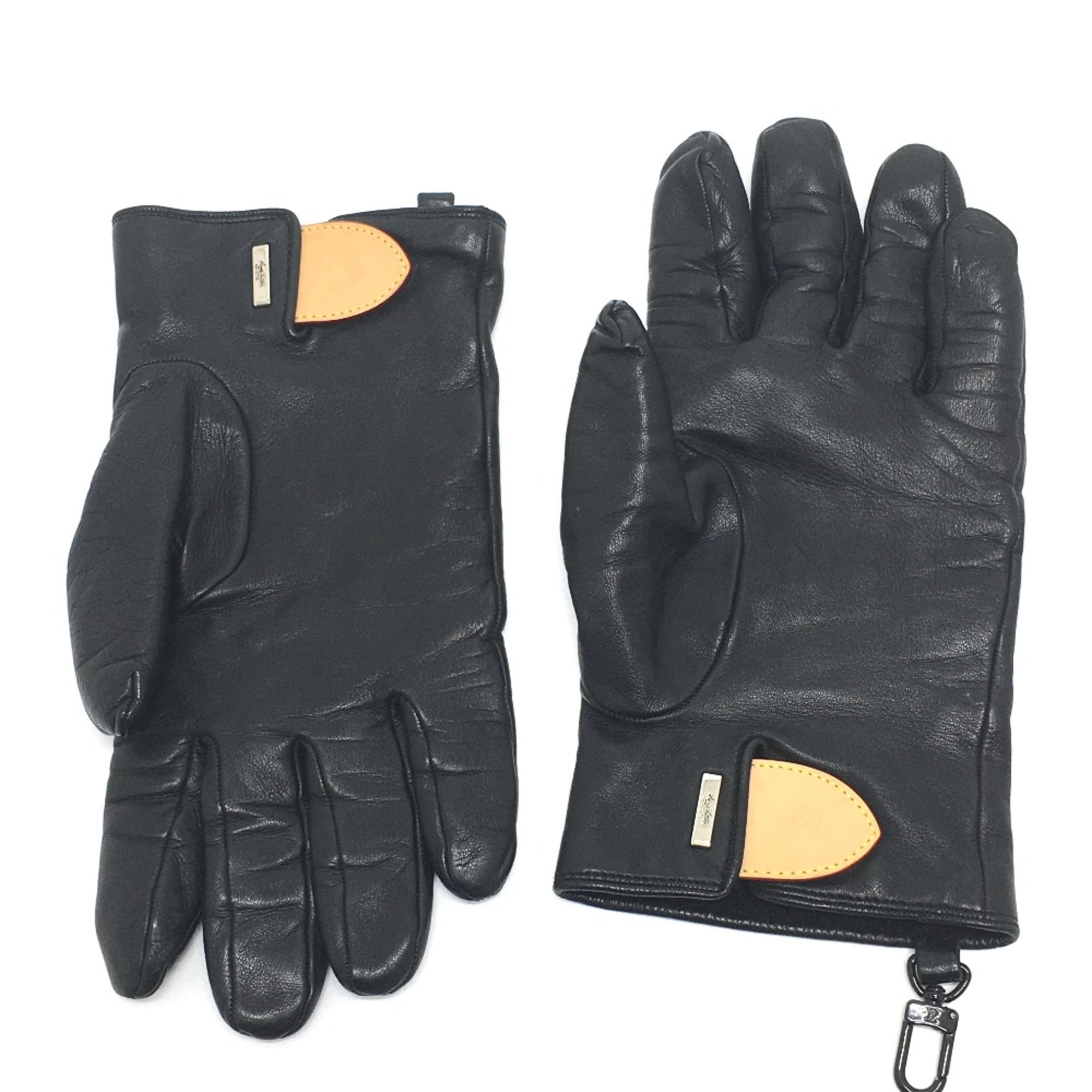 Louis Vuitton MP2429 Gon LV staples gloves Glove Black