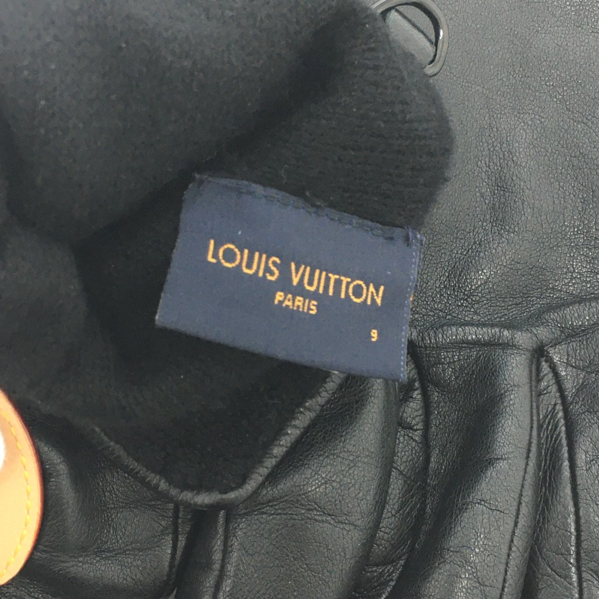 Louis Vuitton MP2429 Gon LV staples gloves Glove Black