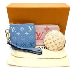 Louis Vuitton M80407 MonogramEmpreinte By the pool Pouch Pink /blue /yellow