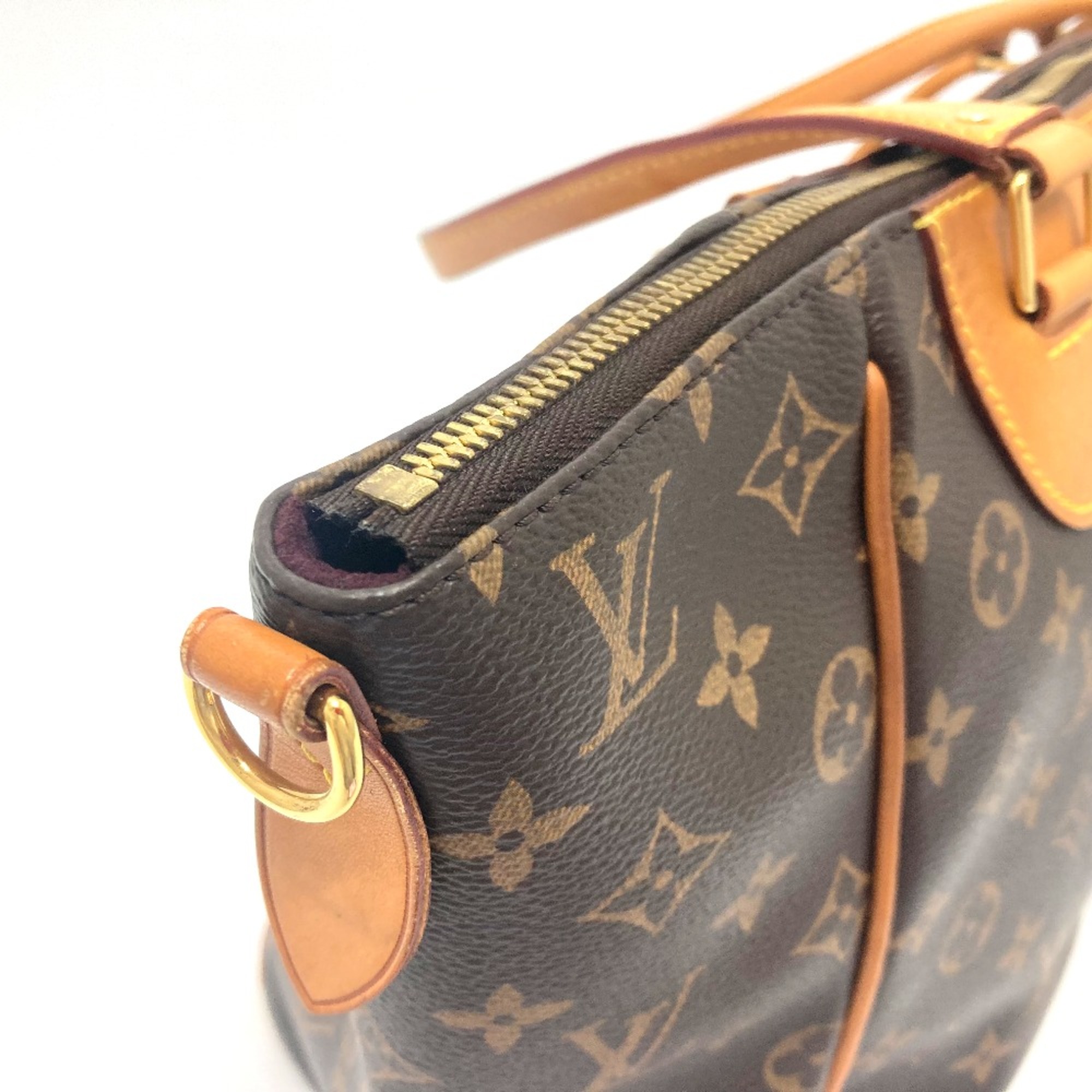 Louis Vuitton M51191 Monogram Shoulder Bag Tote Bag Brown