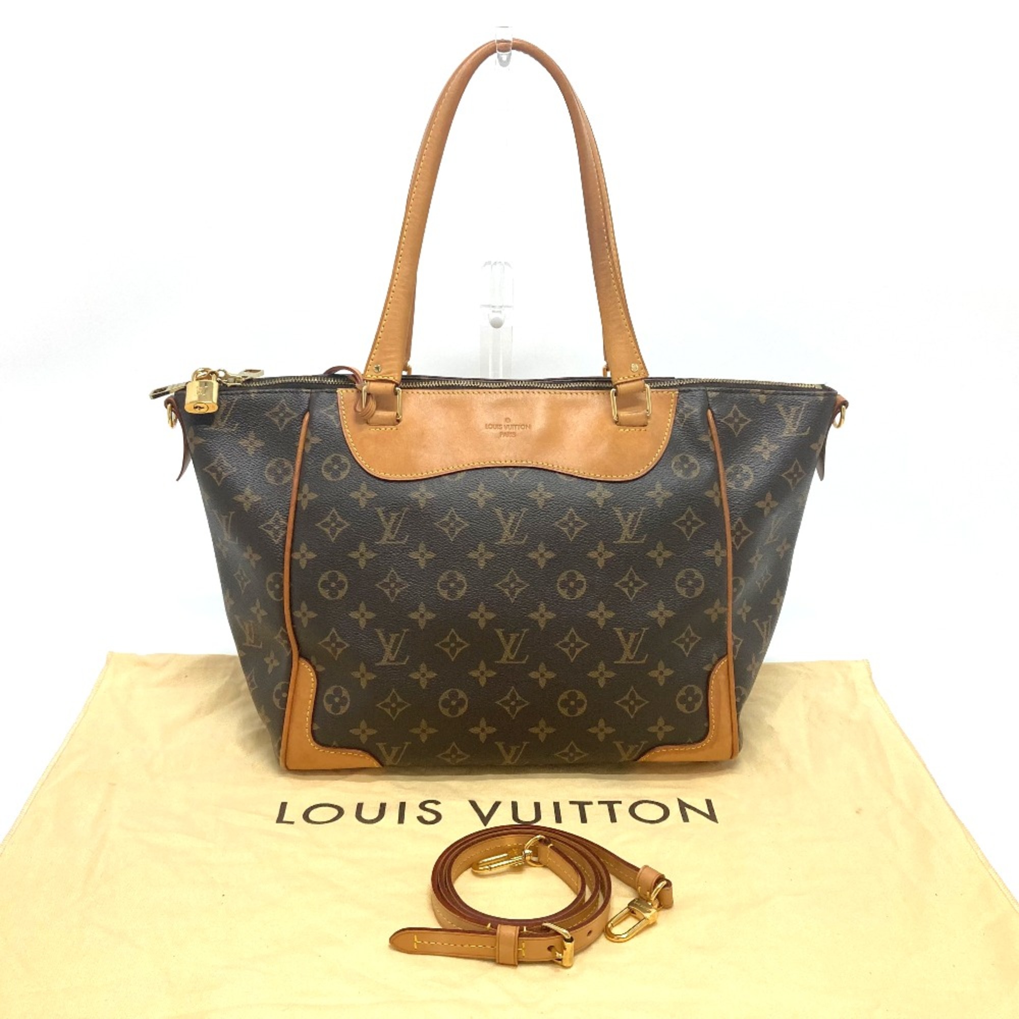 Louis Vuitton M51191 Monogram Shoulder Bag Tote Bag Brown