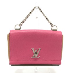 Louis Vuitton M54103 Tricolor Bag 2WAY Hand Bag Shoulder Bag Rose Pink x khaki x beige