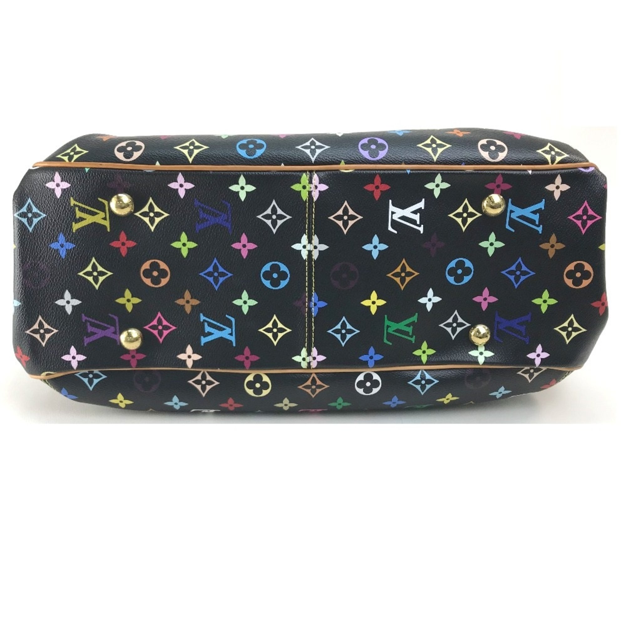 Louis Vuitton M93555 MonogramMulticolore Bag Hand Bag Noir Black