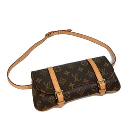 Louis Vuitton M51159 Monogram waist pouch Waist Pouch Brown