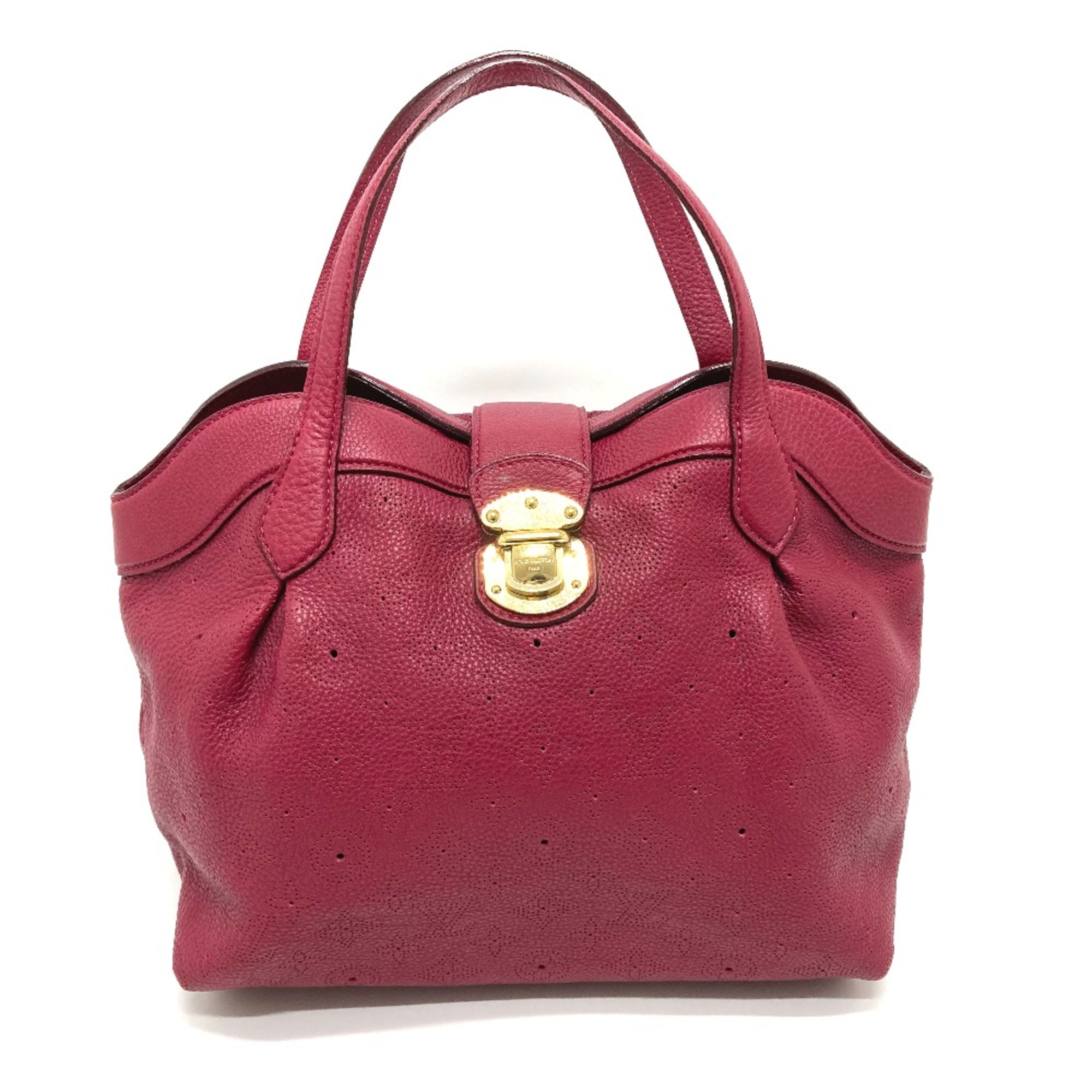 Louis Vuitton M93817 MonogramMahina Bag Hand Bag Gruna Red