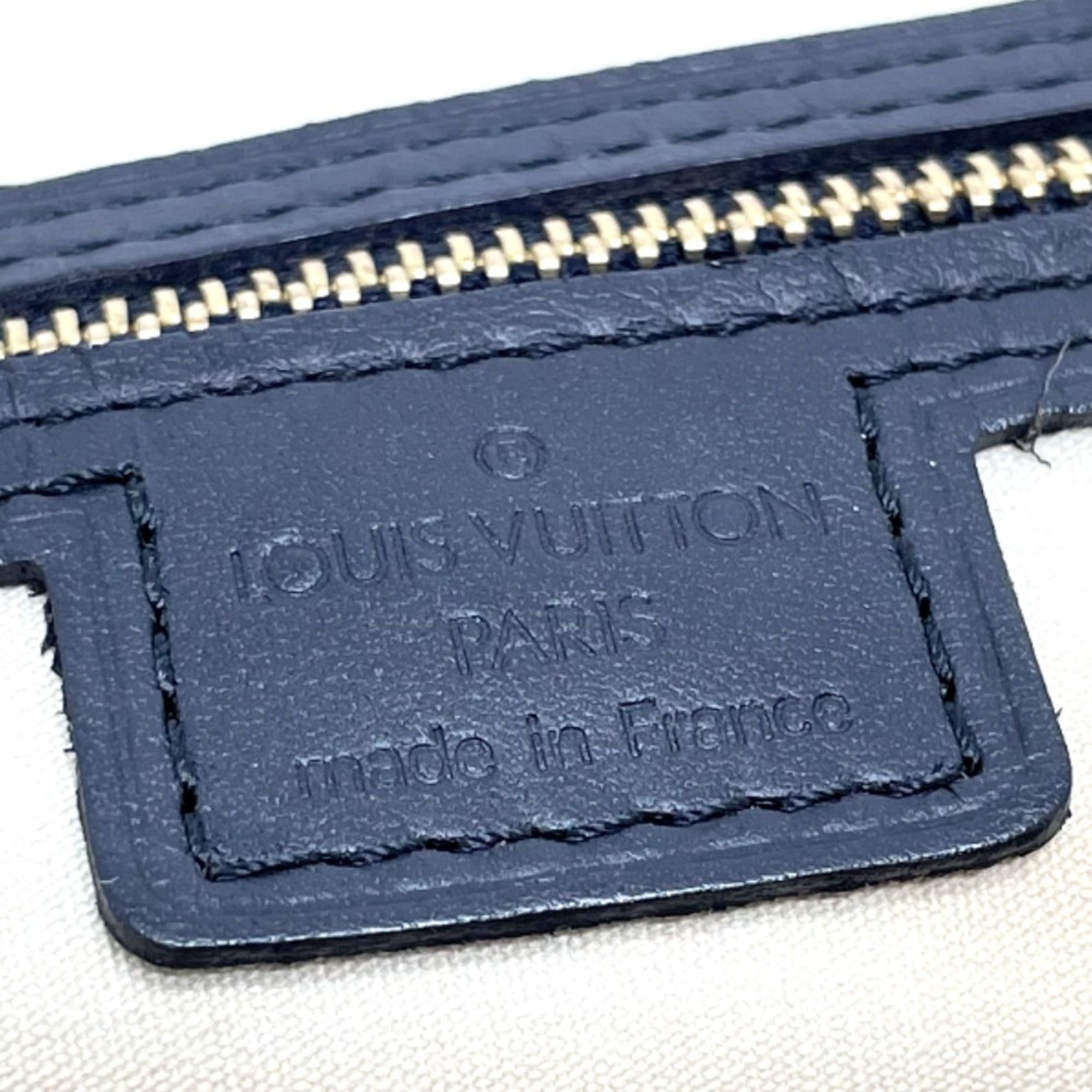 Louis Vuitton M92202 Monogram mini Bag Hand Bag blue