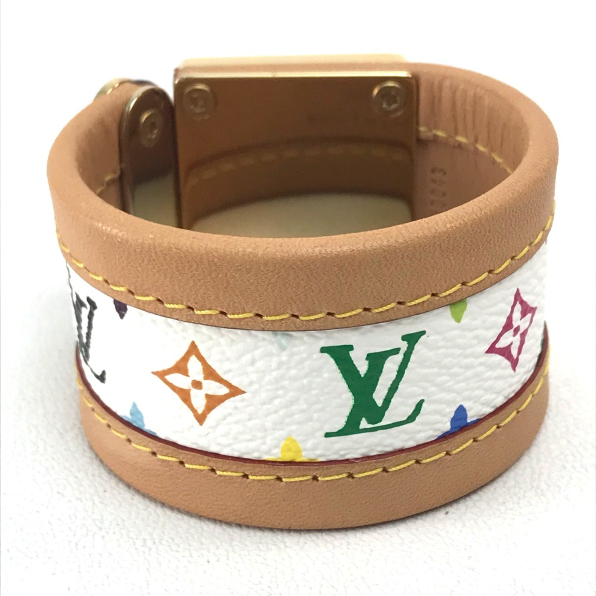 Louis Vuitton M92593 MonogramMulticolore Accessories Bracelet Blanc White x Multicolore