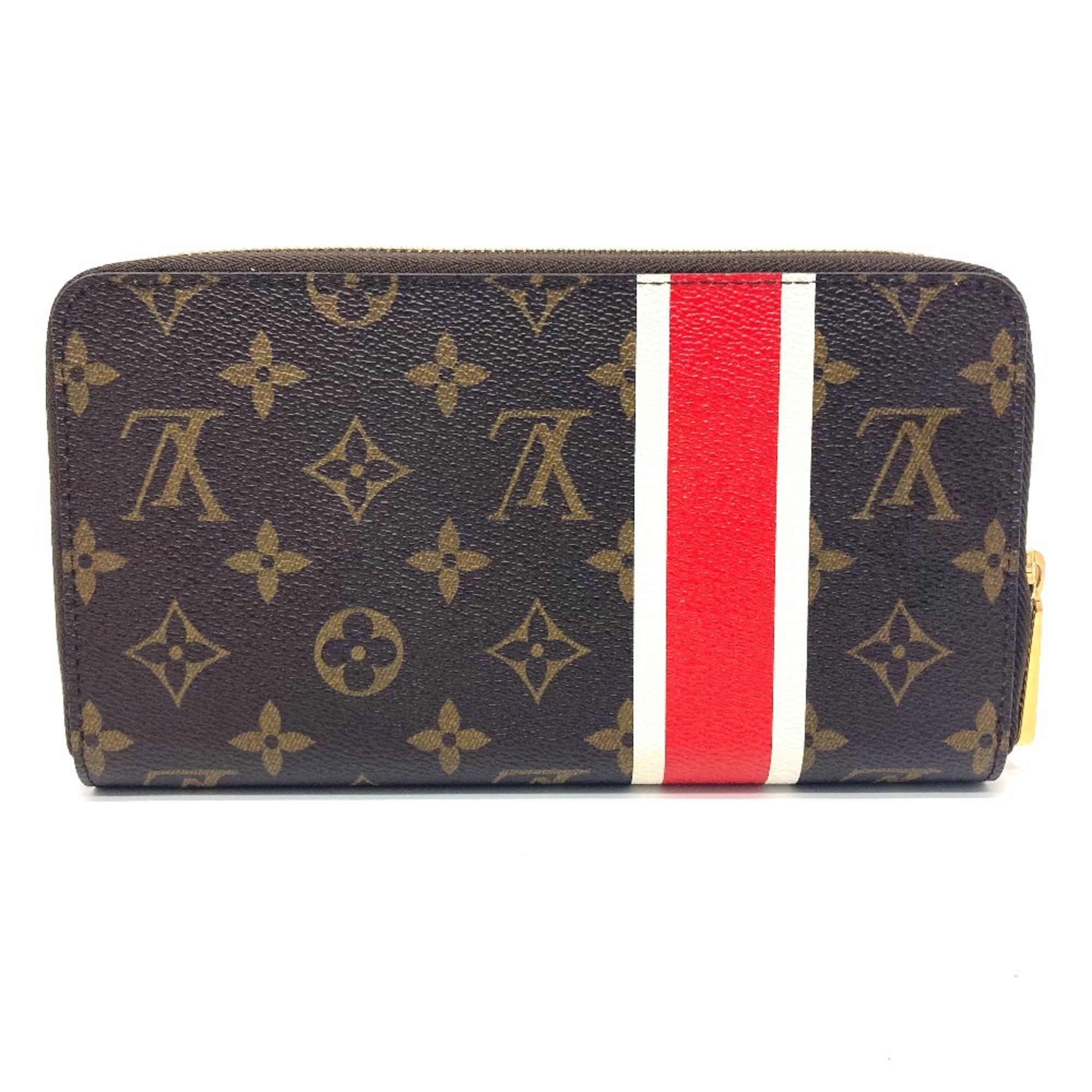 Louis Vuitton M66553 Monogram Zippy Organizer Long Wallet Brown