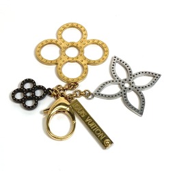 Louis Vuitton M66350 Monogram flower charm Key Holder Gold x Silver