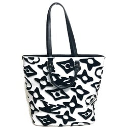 Louis Vuitton M45567 Tufted Monogram Bag Hand Bag Tote Bag White/Black
