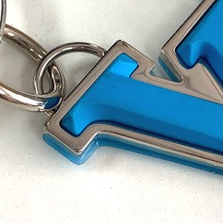 Louis Vuitton M69303 logo Bag Bag Charm Key Holder blue SilverHardware