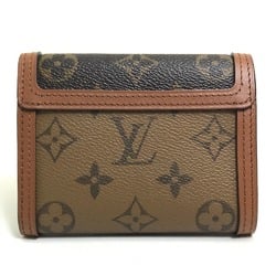 Louis Vuitton M68725 Monogram reverse Wallet Trifold wallet Brown GoldHardware