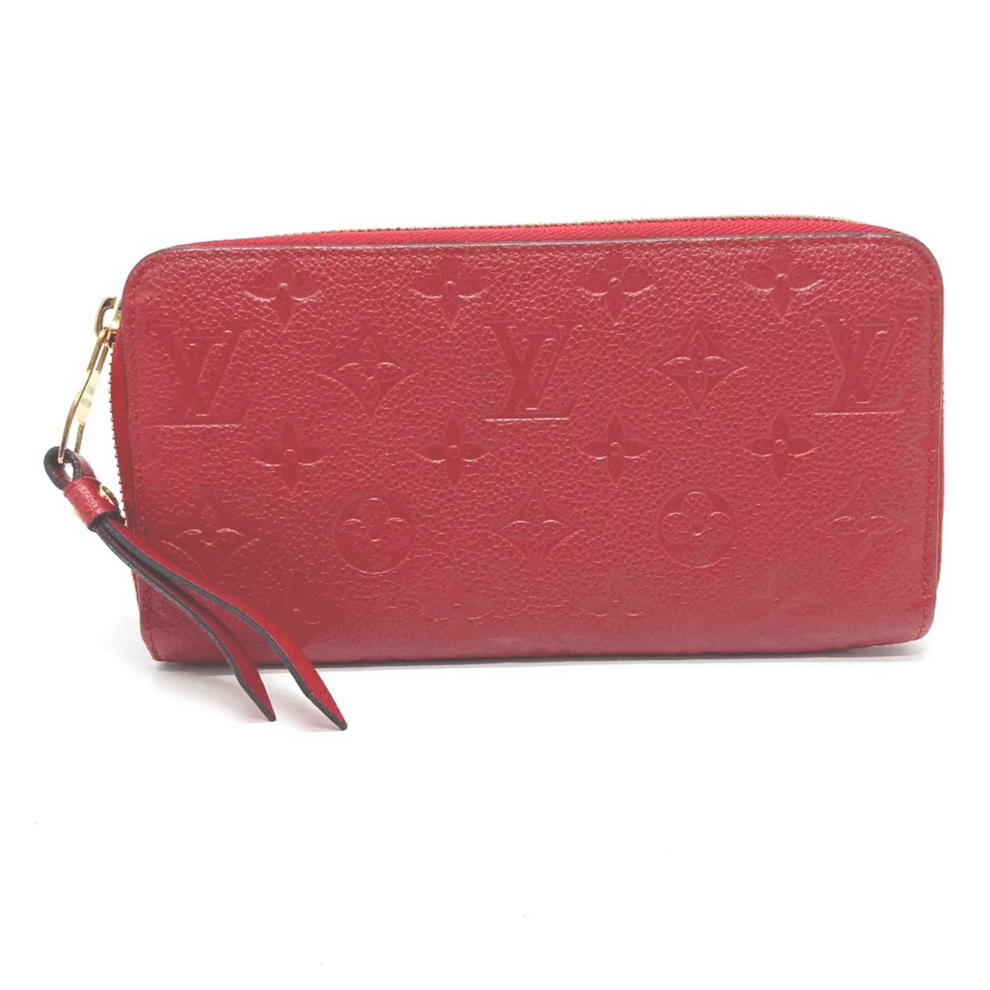 Louis Vuitton M61865 MonogramEmpreinte Long Wallet Slys Red