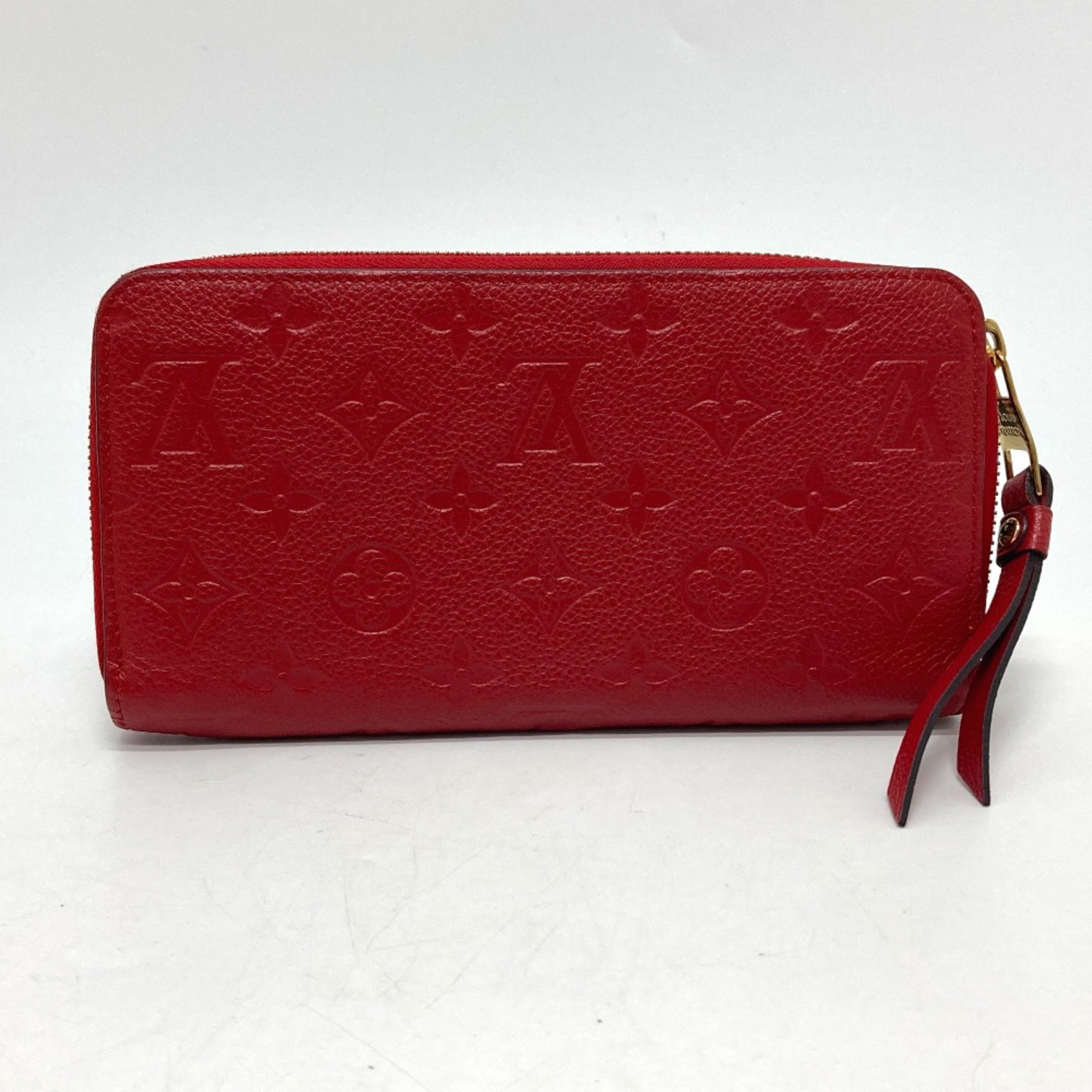 Louis Vuitton M61865 MonogramEmpreinte Long Wallet Slys Red