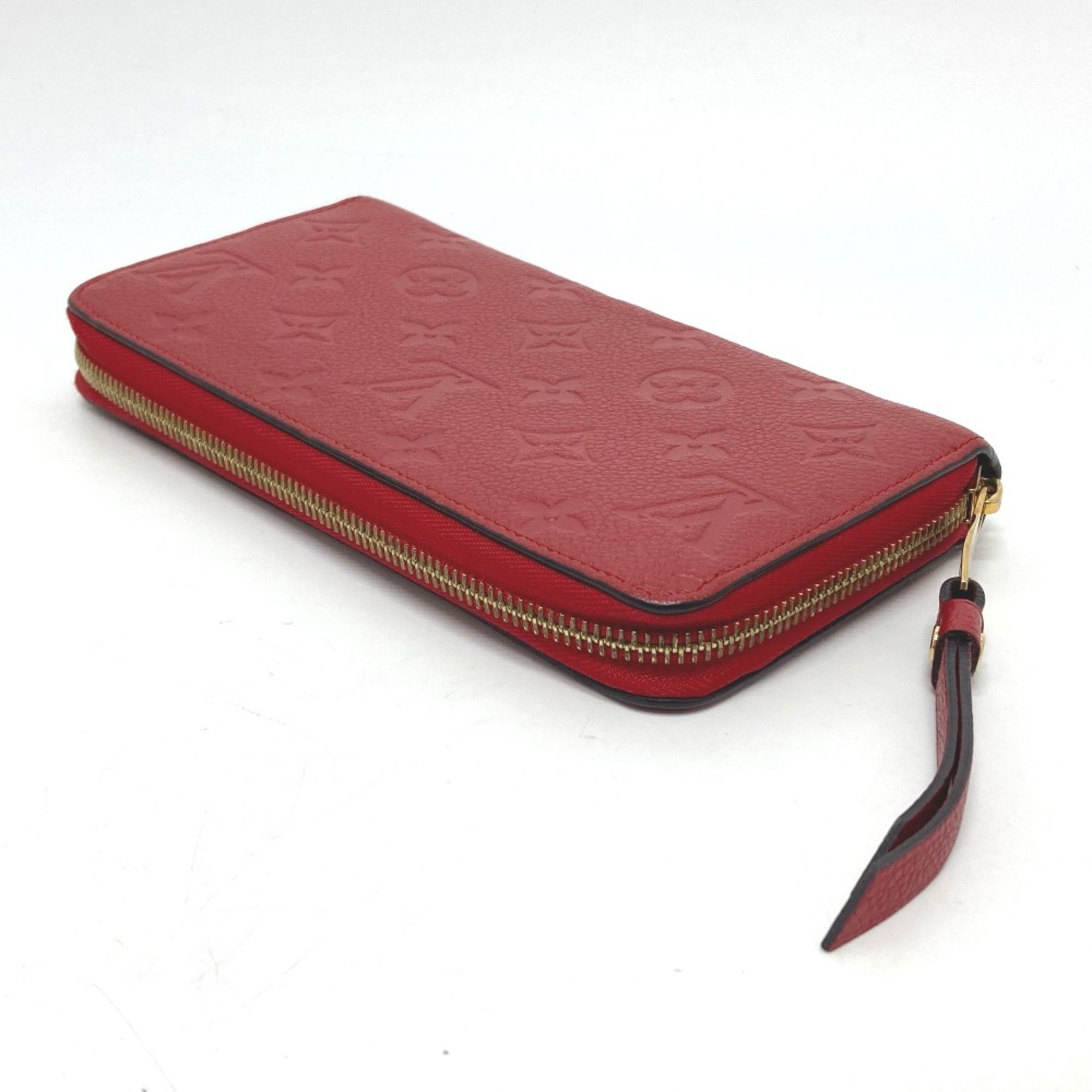 Louis Vuitton M61865 MonogramEmpreinte Long Wallet Slys Red