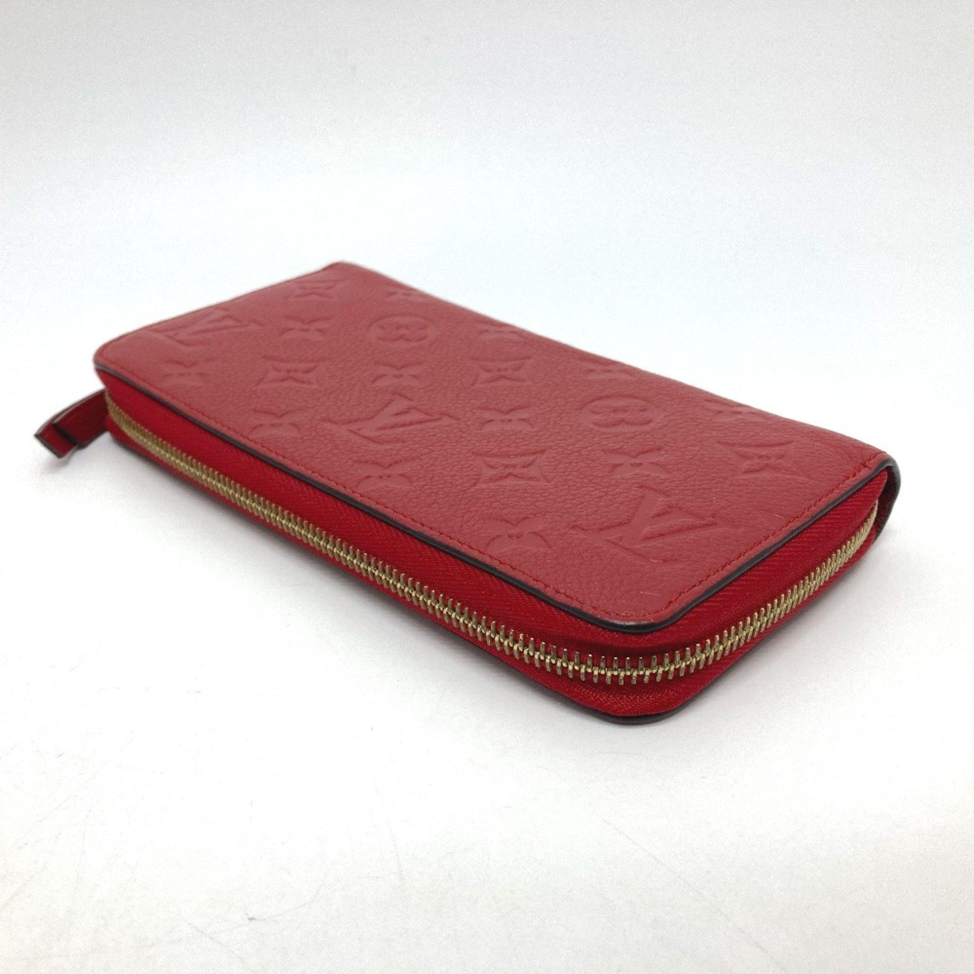 Louis Vuitton M61865 MonogramEmpreinte Long Wallet Slys Red