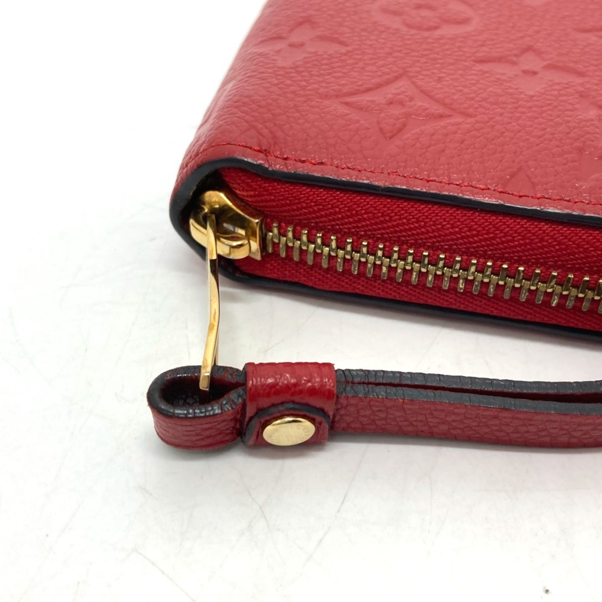 Louis Vuitton M61865 MonogramEmpreinte Long Wallet Slys Red