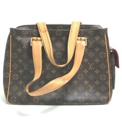 Louis Vuitton M51162 Monogram Hand Bag Tote Bag Brown/Red