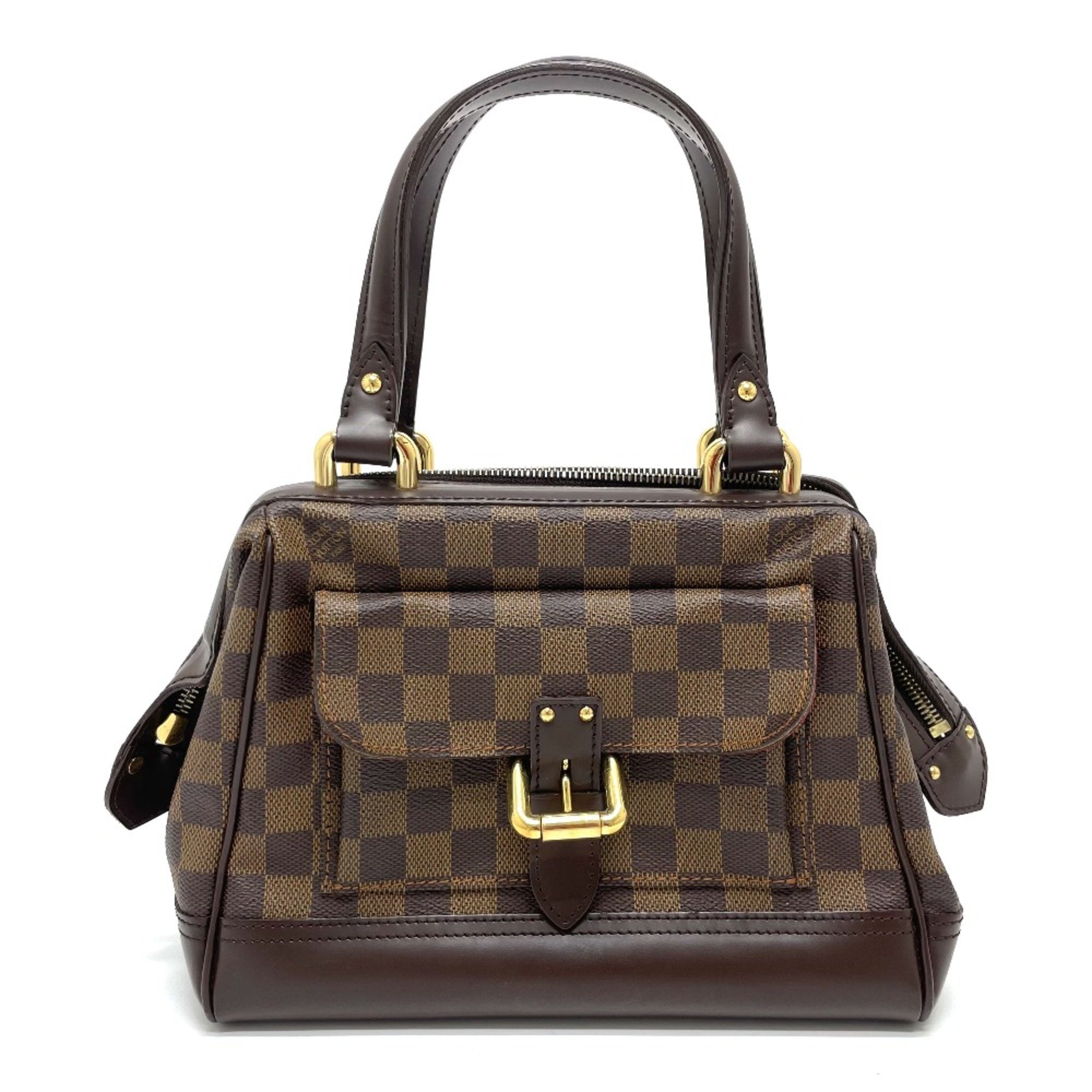 Louis Vuitton N51201 Damier bag top handle Hand Bag Ebene Brown