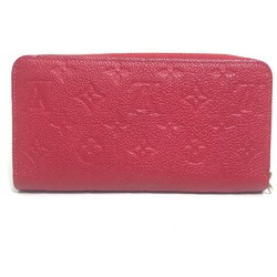 Louis Vuitton M68571 MonogramEmpreinte Long Wallet Cherry berry Red GoldHardware