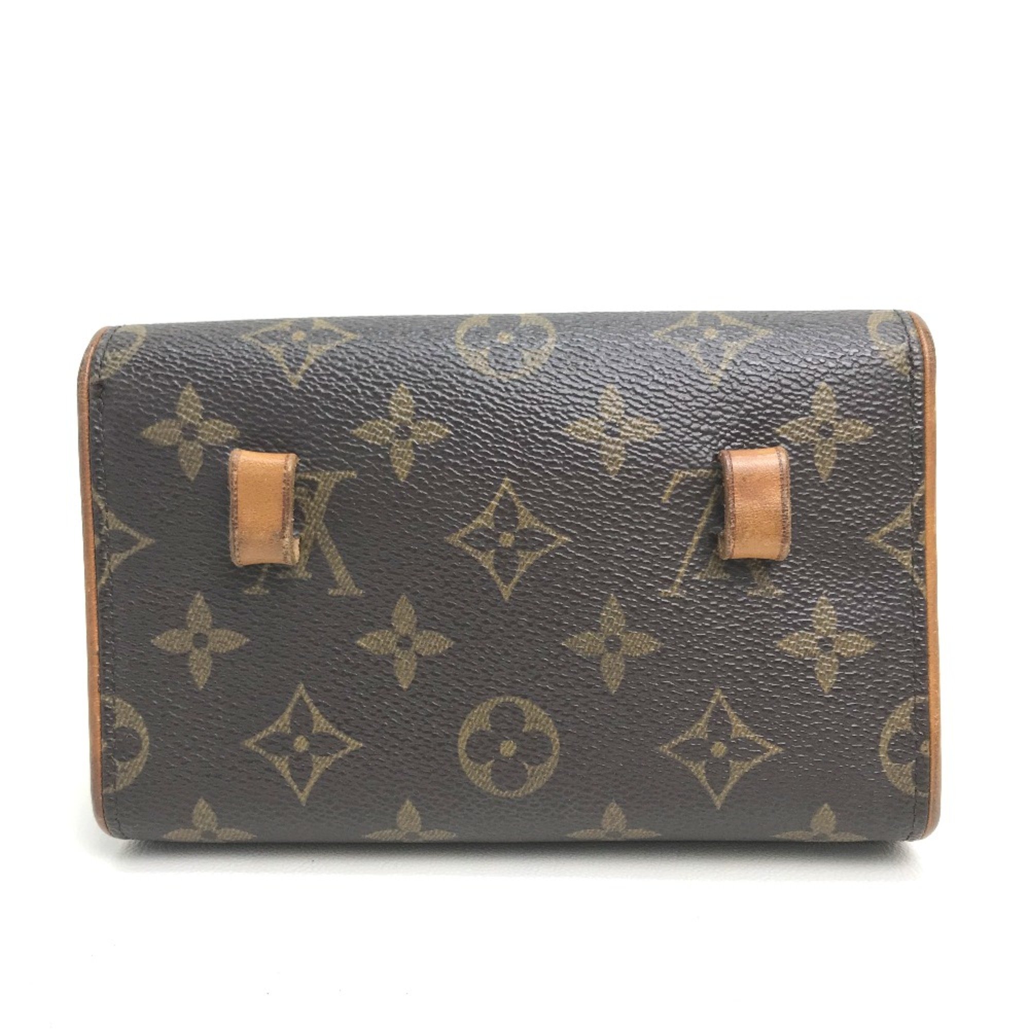 Louis Vuitton M51855 Monogram Pouch Pochette Waist Pouch Brown