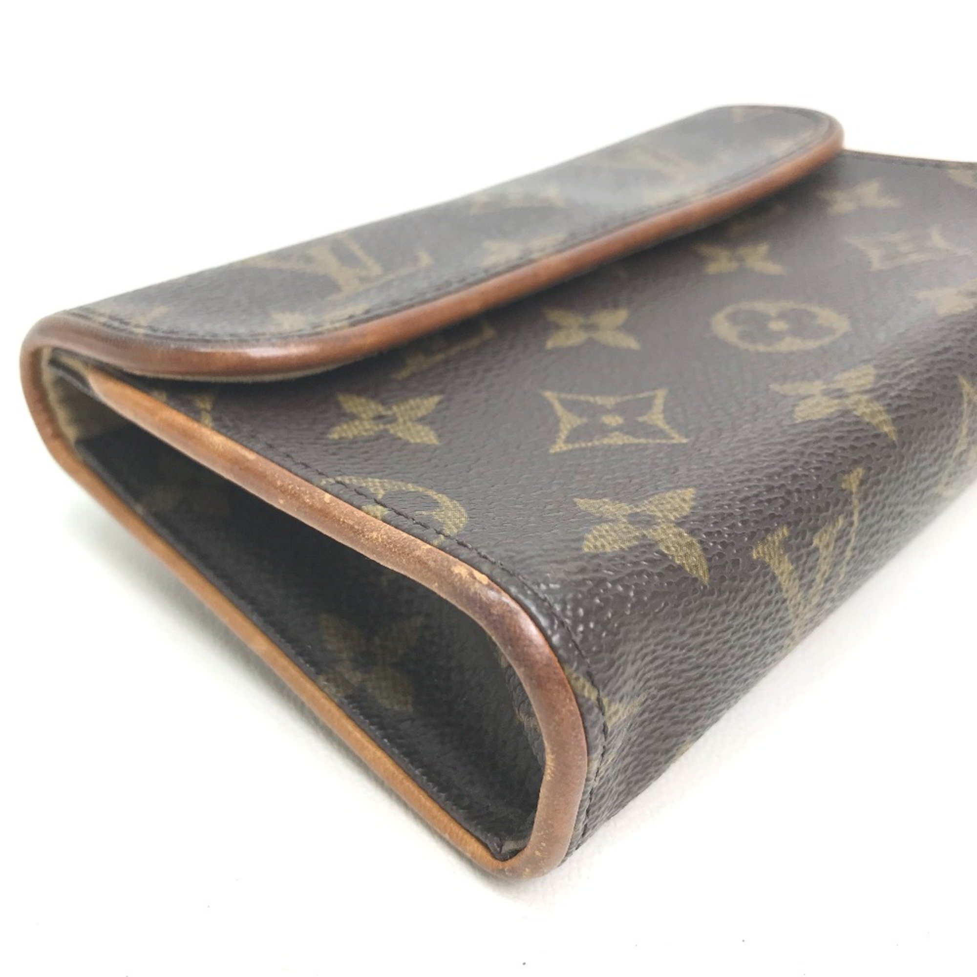 Louis Vuitton M51855 Monogram Pouch Pochette Waist Pouch Brown