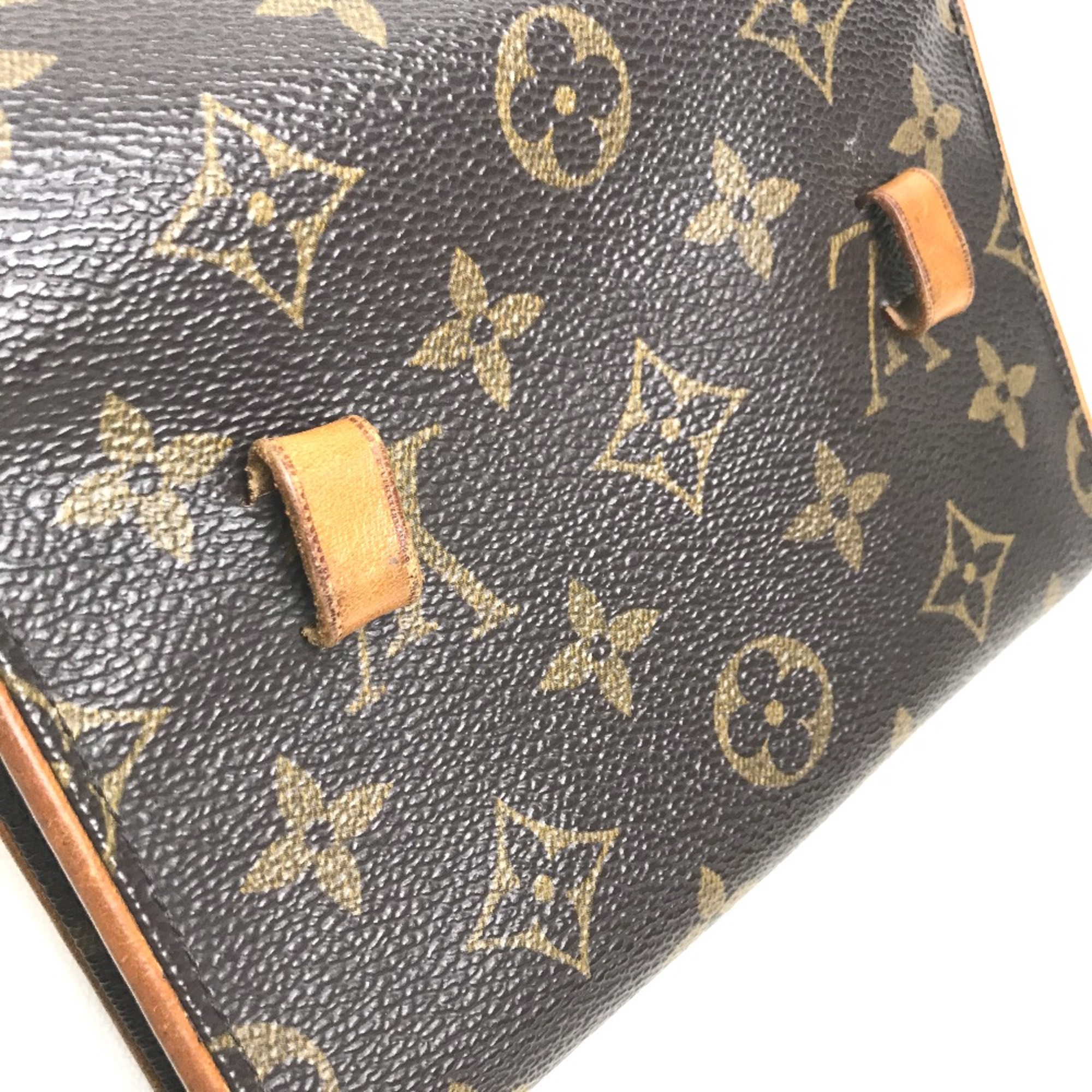 Louis Vuitton M51855 Monogram Pouch Pochette Waist Pouch Brown